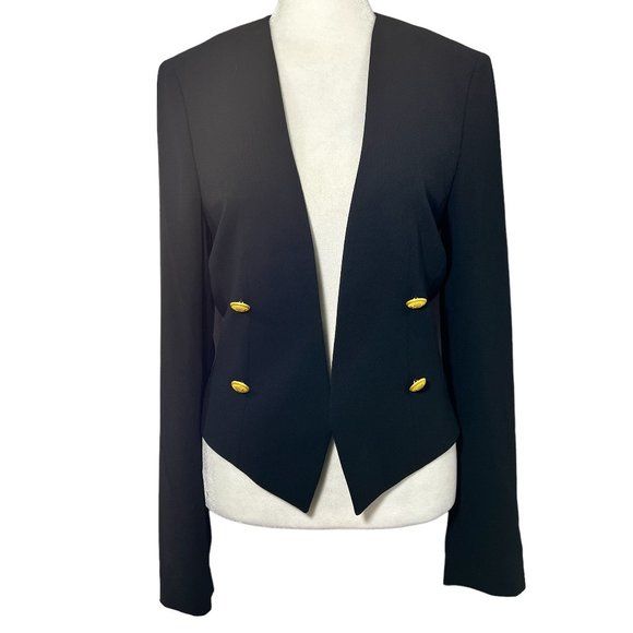 Express Jackets & Blazers - LN EXPRESS Black Blazer with Gold Hardware Size Small